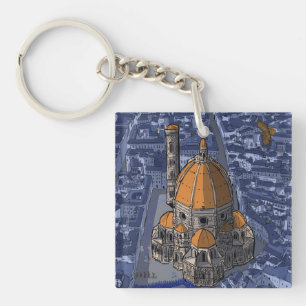 Basilica di San Lorenzo Florence Italië Sleutelhanger