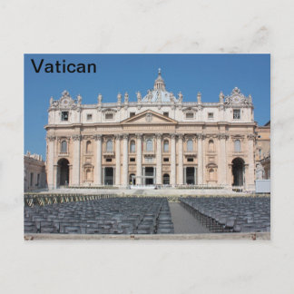 Basilica di San Pietro, Vaticaanstad, Rome, Italië Briefkaart
