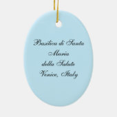 Basilica di Santa Maria della Salute Keramisch Ornament (Achterkant)