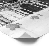 Basilica Palladiana bij Vicenza Poster (Hoek)