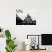 Basilica van de Sacré Coeur Poster (Thuiskantoor)