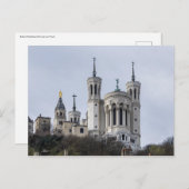 Basilica van het briefkaart Notre-Dame de Fourvièr (Voorkant / Achterkant)
