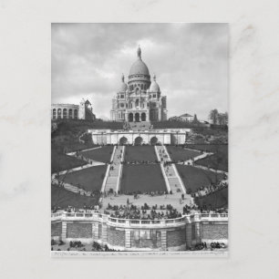 Basilica van Sacre-Coeur, Montmartre, 1876-1910 Briefkaart