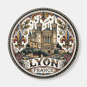 Basiliek van Notre-Dame de Fourvière Frankrijk Magneet