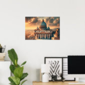 Basiliek van St. Peter Italië Europa Reizen Poster (Thuiskantoor)