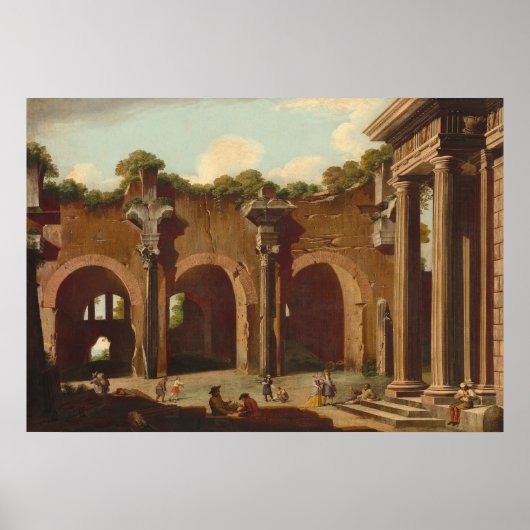 Basilique de Constantin - Affiche d'art fin Codazz (Devant)