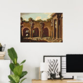 Basilique de Constantin - Affiche d'art fin Codazz (Bureau à domicile)