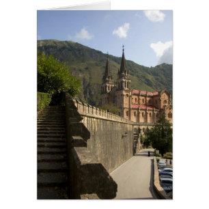 Basilique de Covadonga, nord-ouest de l'Espagne.