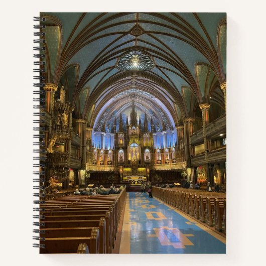 Basilique Notre-Dame dans le Carnet de Montréal (Devant)