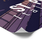 Basilique Saint-Pierre, affiche d'art touristique (Coin)