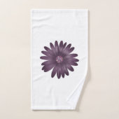 Basilique violette moderne avec centre de parties  (Serviette à main)