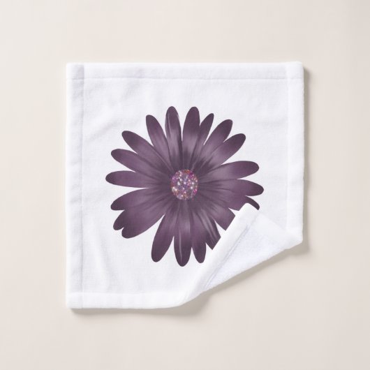 Basilique violette moderne avec centre de parties  (Gant de toilette)