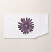 Basilique violette moderne avec centre de parties  (Serviette à main)