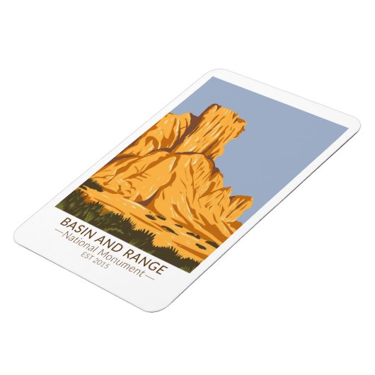 Basin en Range National Monument Nevada  Magneet (Linkerzijde)