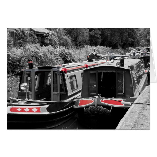 Basingstoke Canal Boats (Voorkant Horizontaal)