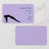 Basique Carte de visite Modèle blanc (Devant / Derrière)