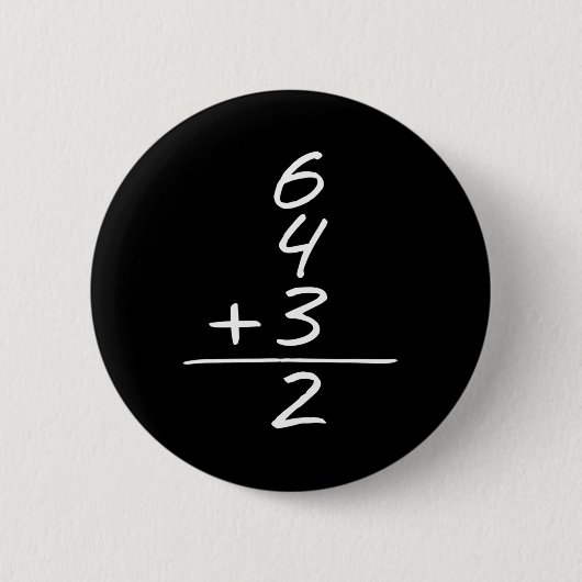 Basis 6 4 3 Dubbel afspelen Twee ontwerpen Ronde Button 5,7 Cm (Voorkant)