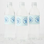 Basis Batch Alkalisch Water grafisch logo-ontwerp Waterfles Etiket (Flessen)