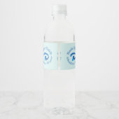 Basis Batch Alkalisch Water grafisch logo-ontwerp Waterfles Etiket (Achterkant)