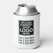 Basis Bedrijfs Kantoor met Logo en Info van het Co Blikjeskoeler (Blikje Voorkant)