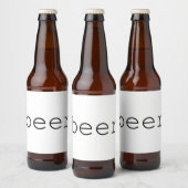 Basis Bier Label - Wit Bier Etiket (Flessen)