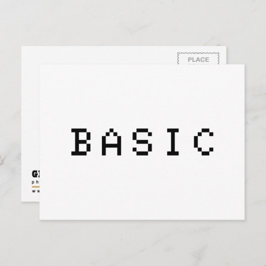 BASIS BRIEFKAART (Voorkant / Achterkant)