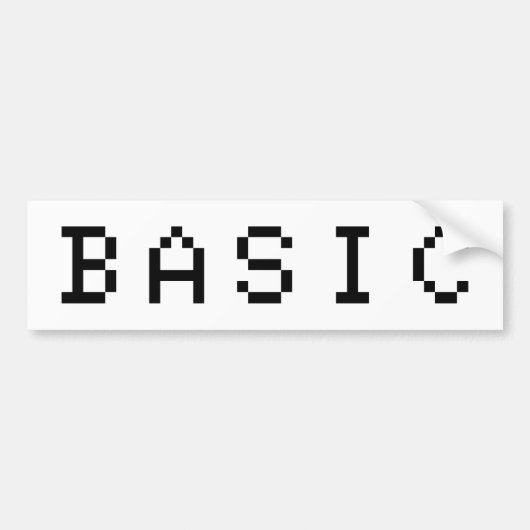 BASIS BUMPERSTICKER (Voorkant)