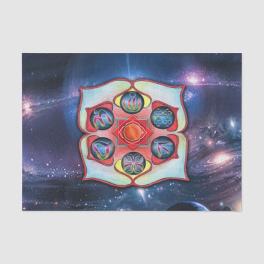 Basis Chakra Tissuepapier (Voorkant)