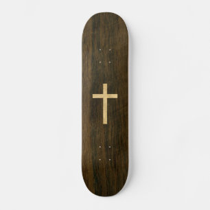 Basis Christelijk kruishout — Veneer Maple Rosewoo Skateboard