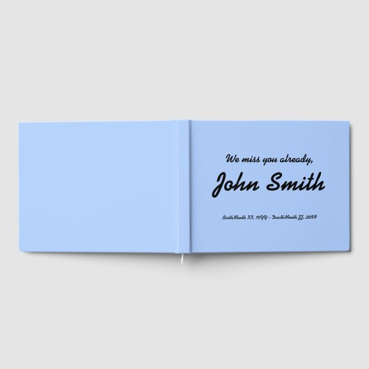 Basis- en elegante sympathiegids gastenboek (Volledig)