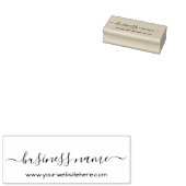 Basis handtekening rubberstempel (Gestempeld)