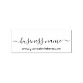 Basis handtekening rubberstempel (Afrduk)