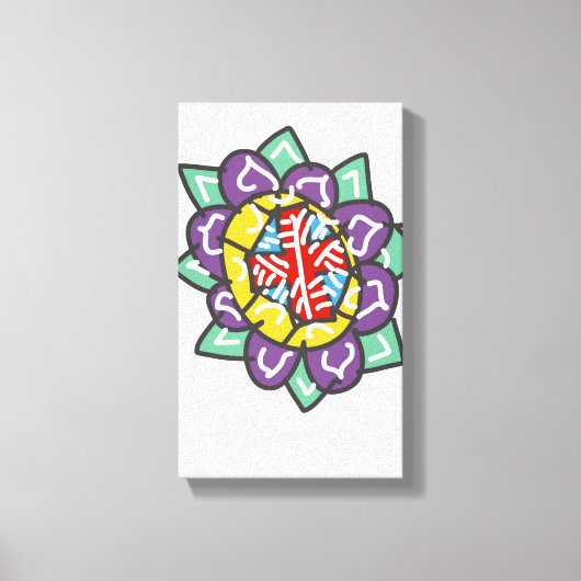 Basis heilige mandala canvas afdruk (Voorkant)