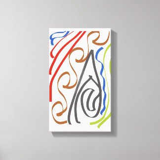 Basis lint kunst door RRW 2026 Canvas Afdruk