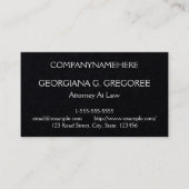 Basis, minimaal Visitekaartje (Voorkant)