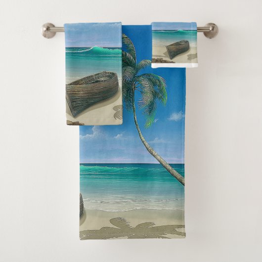 Basis Paradise Bathroom Bad Handdoek (Insitu)