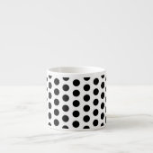 Basis poka Dots Modern Pattern Espresso Kop (Voorkant)