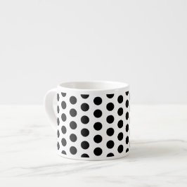 Basis poka Dots Modern Pattern Espresso Kop