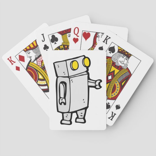 Basis-robot Pokerkaarten (Achterkant)