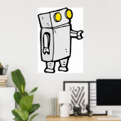 Basis-robot Poster (Thuiskantoor)