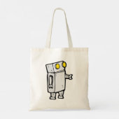 Basis-robot Tote Bag (Achterkant)