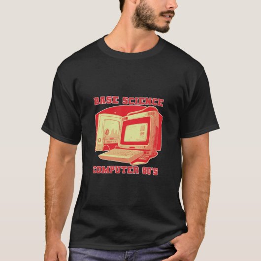 Basis Science Computer 1980 T-shirt (Voorkant)