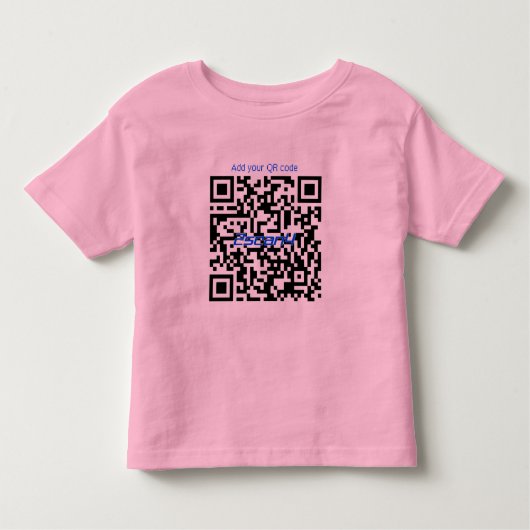 Basis Shirt met uw QR-code (Voorkant)