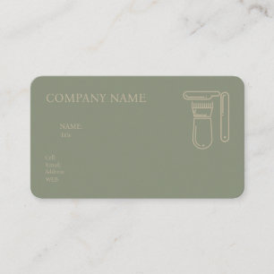 BASIS SJABLOON VISITEKAARTJE BARBER SHOP