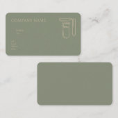 BASIS SJABLOON VISITEKAARTJE BARBER SHOP (Voorkant / Achterkant)