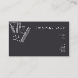 BASIS SJABLOON VISITEKAARTJE BARBER SHOP