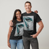 Basis T-shirt in donker (Unisex)
