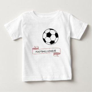 Basis t-shirt voor baby's voetbalcompetitie