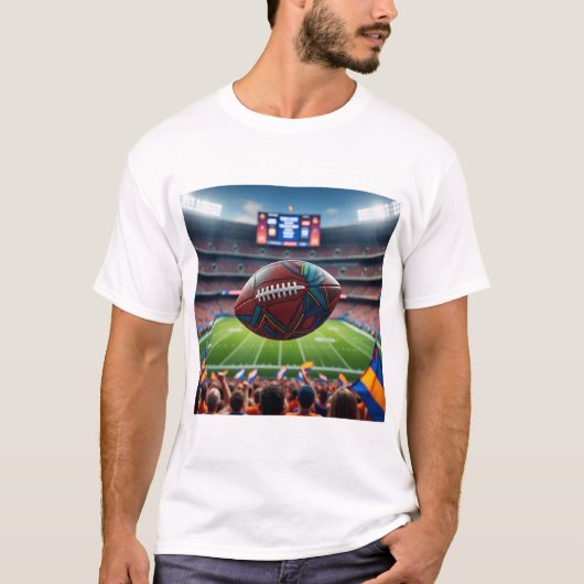 Basis T-shirt voor mannen (Voorkant)