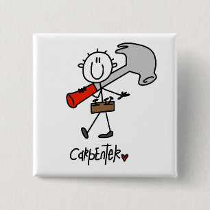 Basis tekenfilmafbeelding — Tshirts en cadeautje Vierkante Button 5,1 Cm